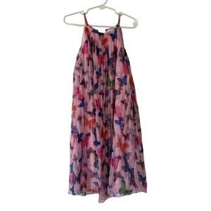 Rare Editions Sleeveless Butterfly Maxi Dress Girls Size 6X